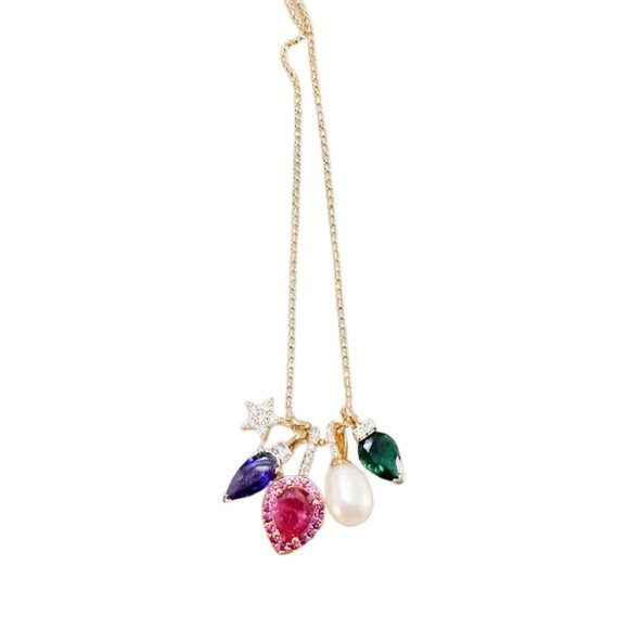 Kate Spade "Light Up The Room" Holiday Light Necklace - Picture 4 of 5